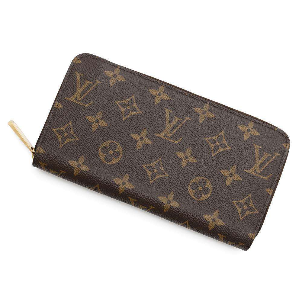 Louis Vuitton Monogram Zippy Wallet Long Round Zipper